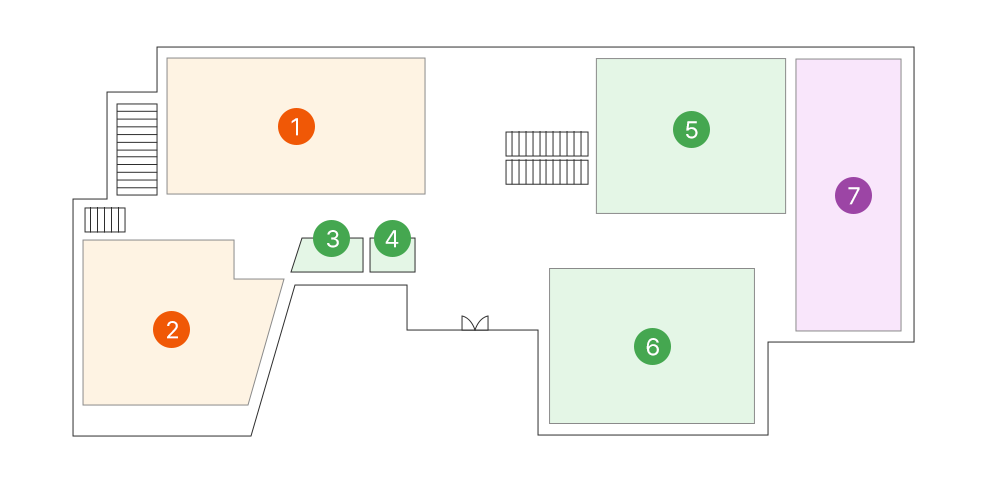 본관1층 안내도